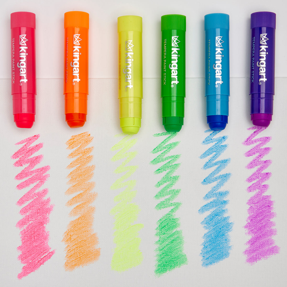 Kingart Tempera Paint Sticks - 60 Colors Washable Quick Drying