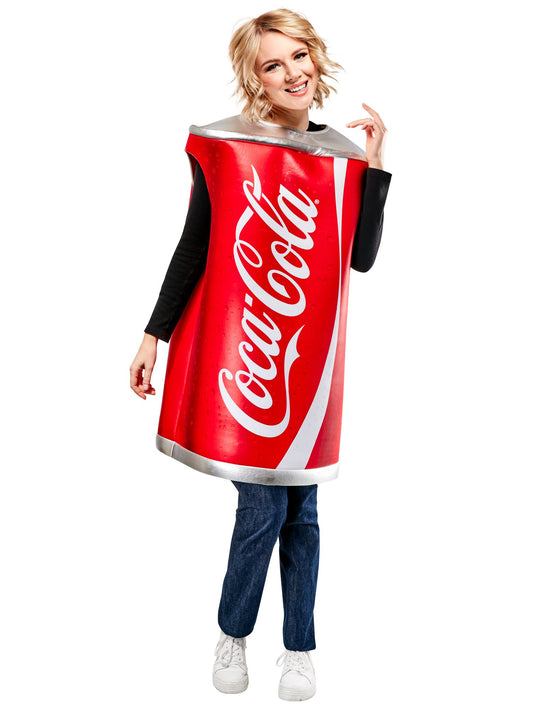 Coca Cola Can Foam Tunic Adult Costume - One Size