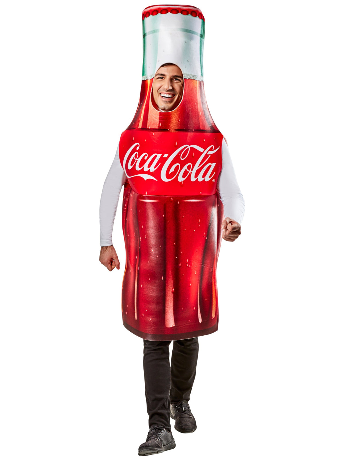 Coca-Cola Bottle Foam Tunic Adult Costume - One Size