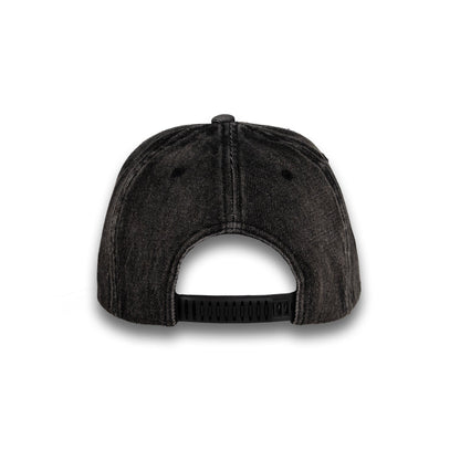 5-Panel Cotton Denim Snapback Cap | Black, Blue & Sage - Niksstuff