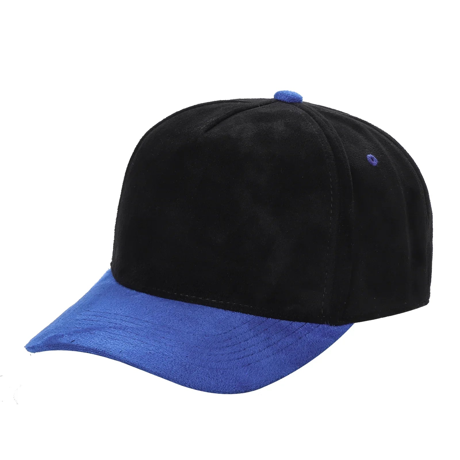 5-Panel Suede Snapback Cap | 29 Colors & Two-Tone Options - Niksstuff