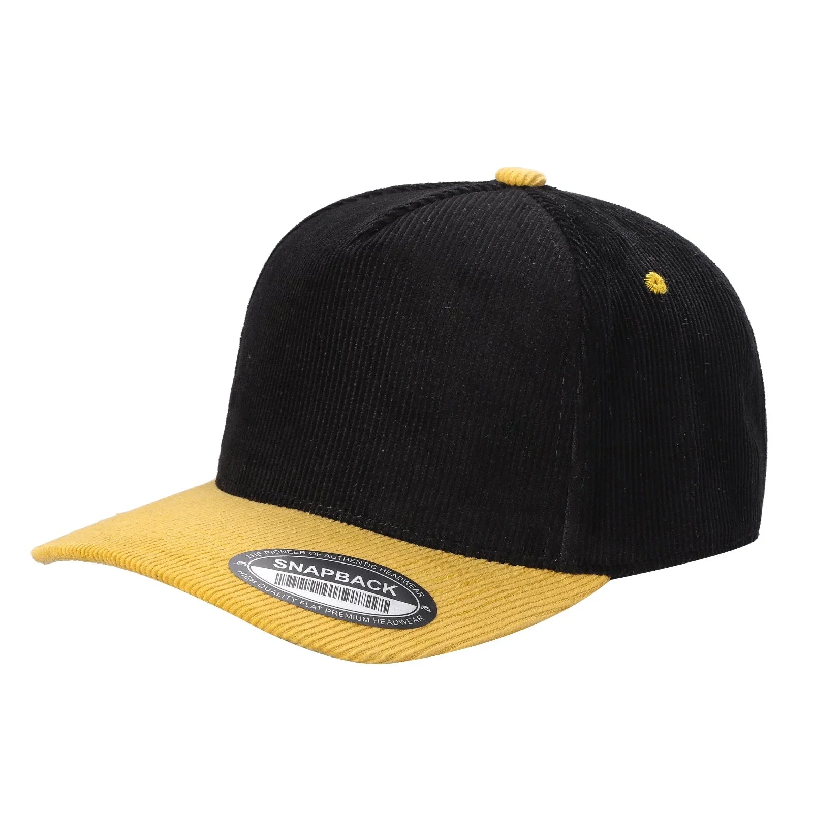 5-Panel Twill & Corduroy Baseball Cap | 14 Color Combos - Niksstuff