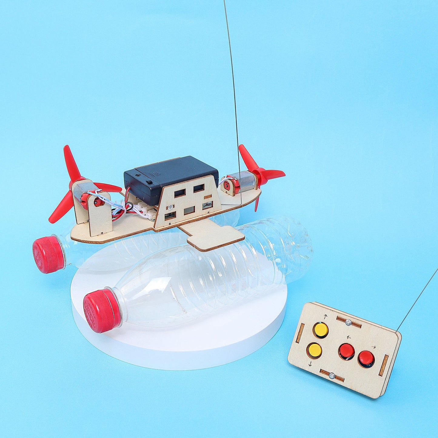 RC Propeller Boat DIY Kit | Educational STEM Toy for Kids - Niksstuff