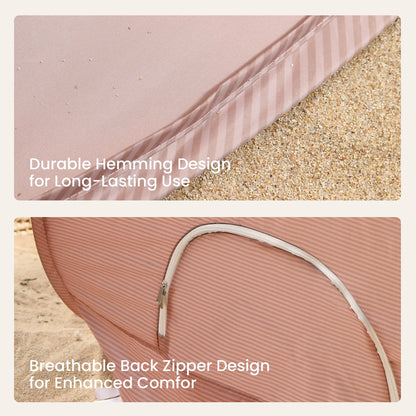 Tiny Land Kids Beach Tent Set with Sand Toys, UV Protection and Sandbag Anchors