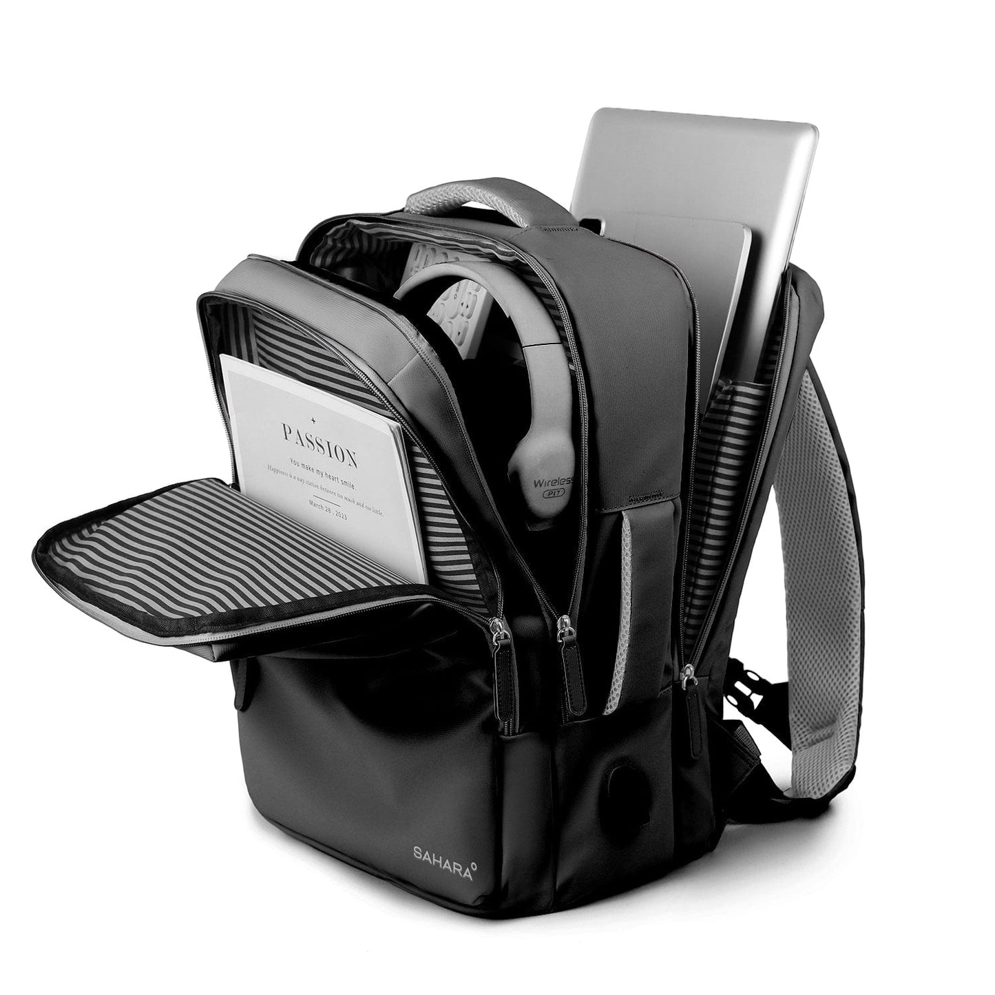 Sahara Voyager Travel Max Laptop Backpack | USB Charging | Fits up to 16" | 4 Colors
