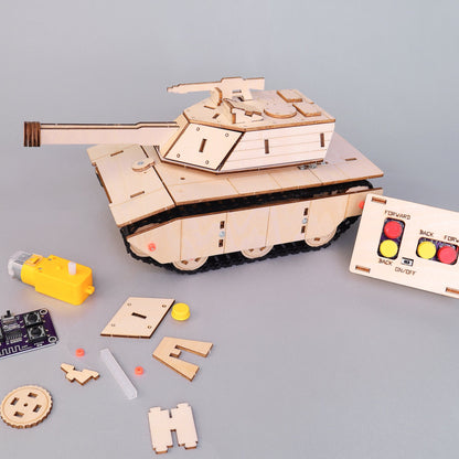 RC TankCam DIY Kit | Battle & Camera Mode STEM Toy for Ages 12+ - Niksstuff