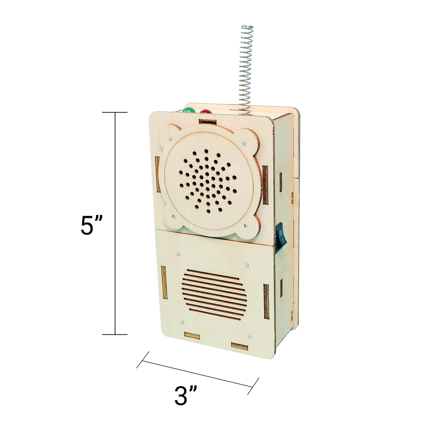 Build & Learn Walkie Talkie STEM Kit | Set of 2 | Ages 8+ - Niksstuff