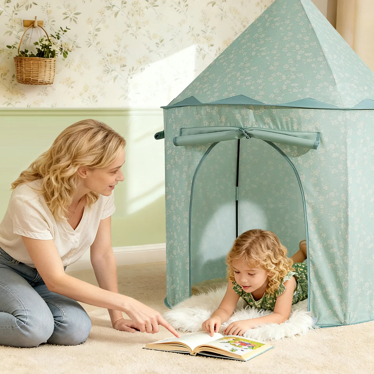 Tiny Land Kids Tent - Indoor/Outdoor Toddler Play Tent
