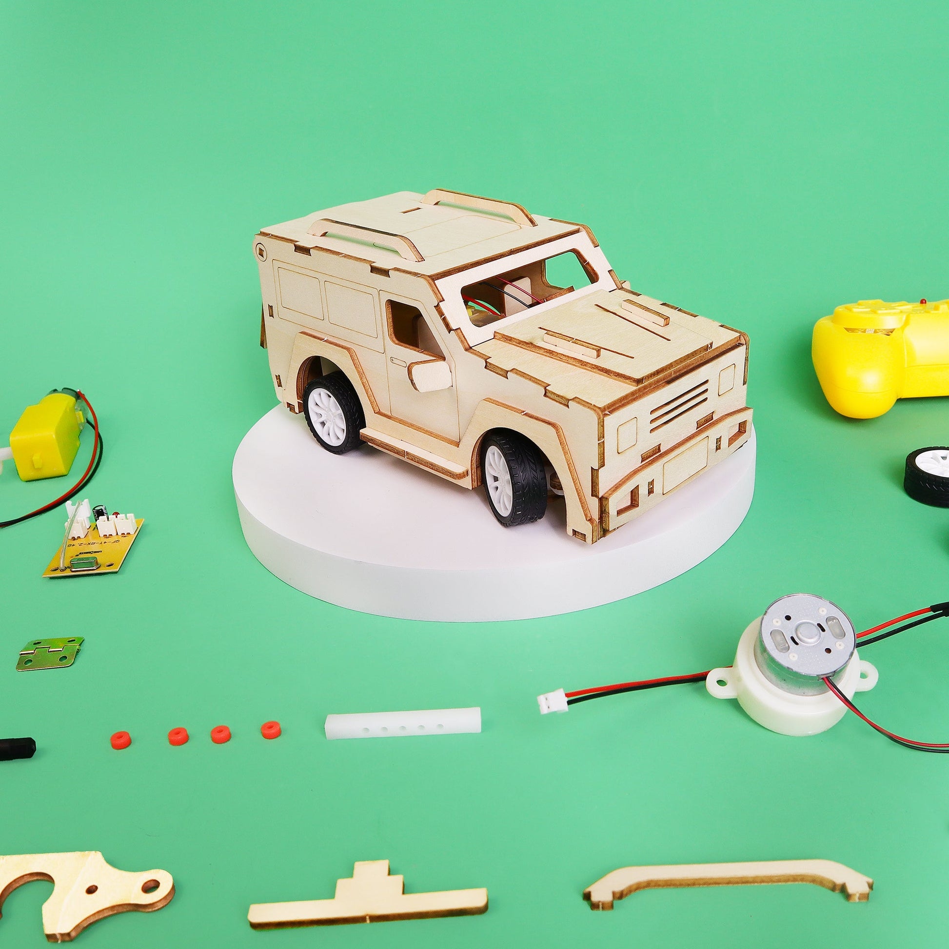 2.4 GHz RC SUV Car DIY Kit | Personalized STEM Toy Ages 12+ - Niksstuff