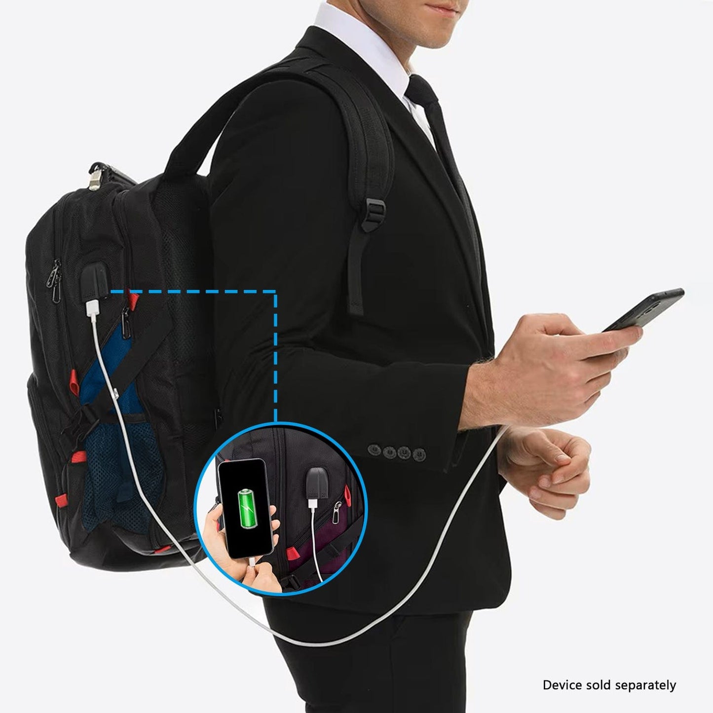 Sahara Anti-Theft Travel Laptop Backpack | USB Charging | Fits up to 17.3" | 4 Colors