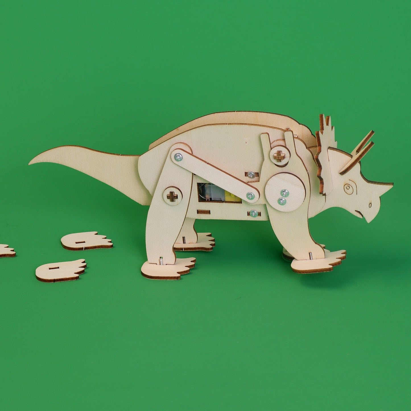 Triceratops Robot DIY Kit | Educational STEM Toy for Kids 8+ - Niksstuff
