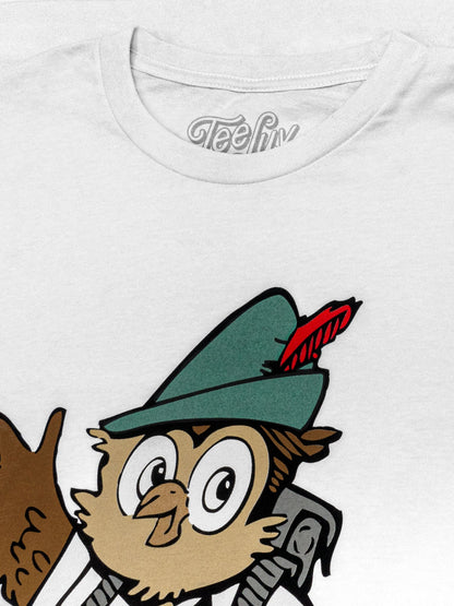 Woodsy Owl "Give a Hoot, Don't Pollute" T-Shirt | Recycled Blend | White