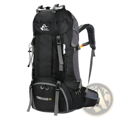 60L Hiking Backpack | Durable Oxford Fabric | Trekking & Mountaineering | 6 Colors