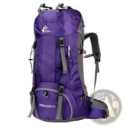 60L Hiking Backpack | Durable Oxford Fabric | Trekking & Mountaineering | 6 Colors
