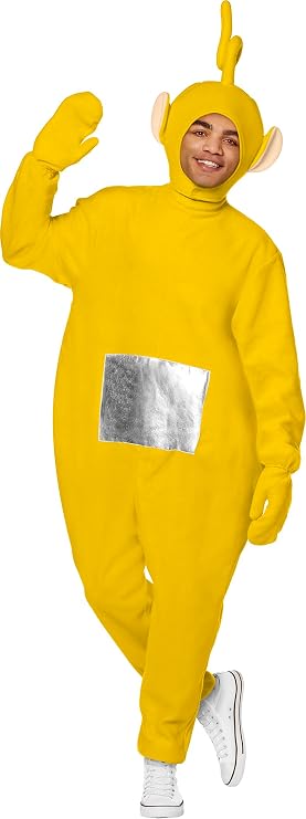 Laa-Laa Teletubbies Adult Costume - Officially Licensed Jumpsuit