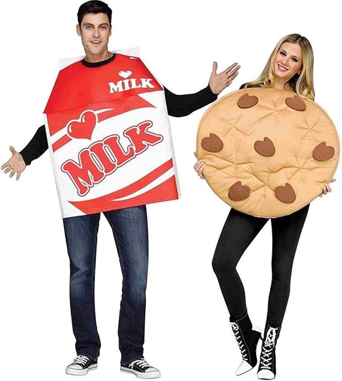 Milk and Cookie Couples Costume - One Size Fits Most