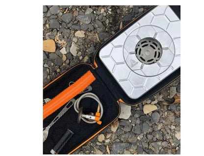 Ncamp Camping Stove with Carry Case | Isobutane-Propane | Stainless Steel & Aluminum