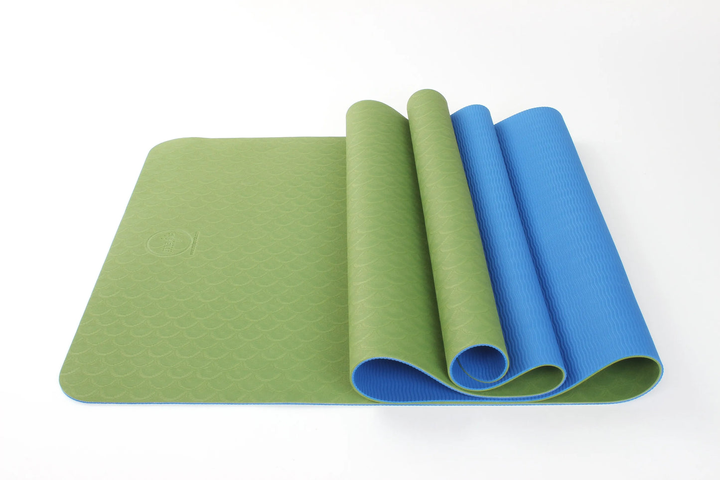2-Tone TPE Premium Yoga Mat – Non-Slip, Eco-Friendly, 4mm