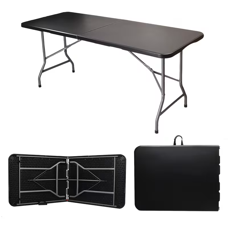 Portable Plastic Folding Table | 2.5, 4, 6 & 8 Foot Sizes | Indoor & Outdoor