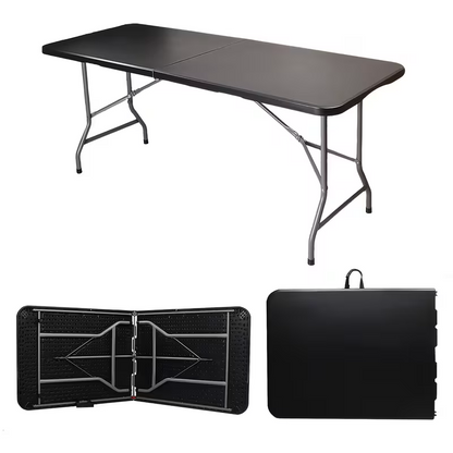 Portable Plastic Folding Table | 2.5, 4, 6 & 8 Foot Sizes | Indoor & Outdoor