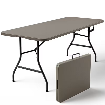 Portable Plastic Folding Table | 2.5, 4, 6 & 8 Foot Sizes | Indoor & Outdoor