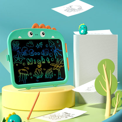 Kids LCD Writing Tablet 13.5" | Large Color Display | One-Click Erase | Waterproof | Teal, Yellow or Pink