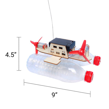RC Propeller Boat DIY Kit | Educational STEM Toy for Kids - Niksstuff