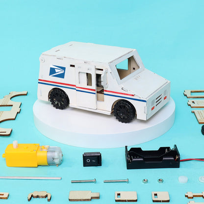 Delivery Truck STEM Kit | Build, Paint & Power a Moving Truck - Niksstuff