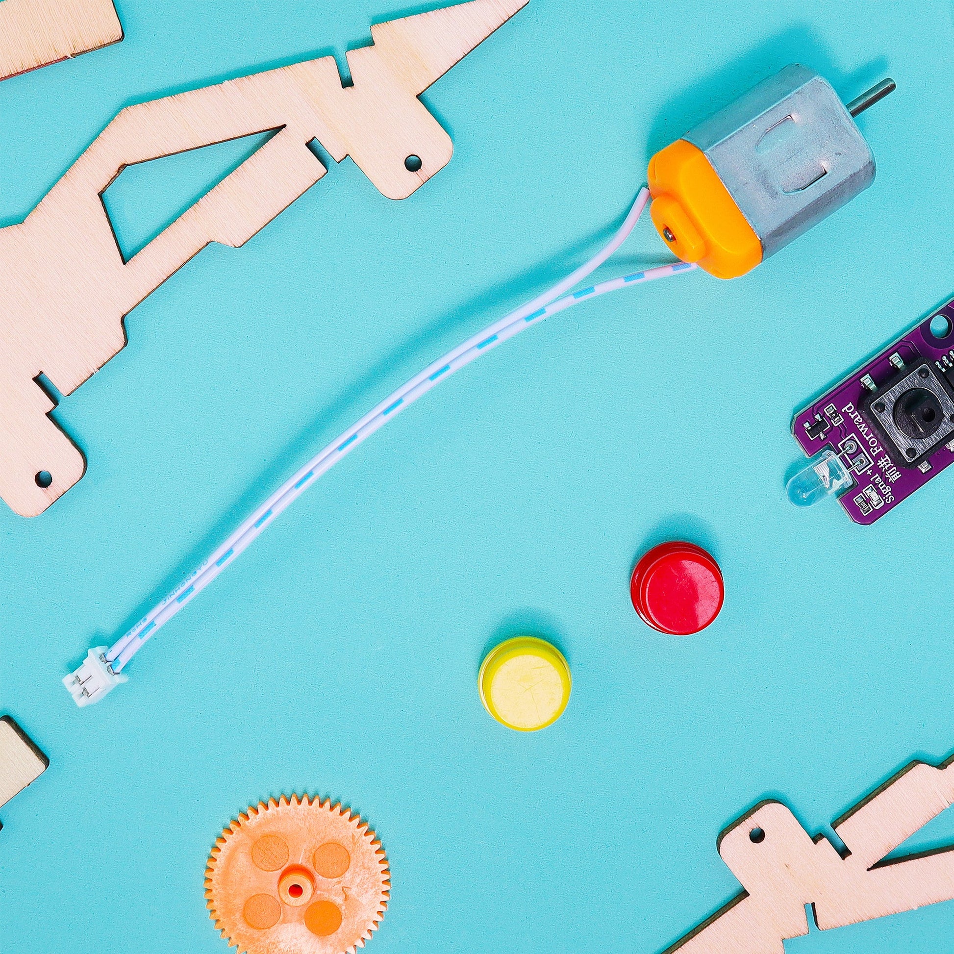 Infrared RC Car DIY Kit | IR Science STEM Toy for Kids Ages 8+ - Niksstuff