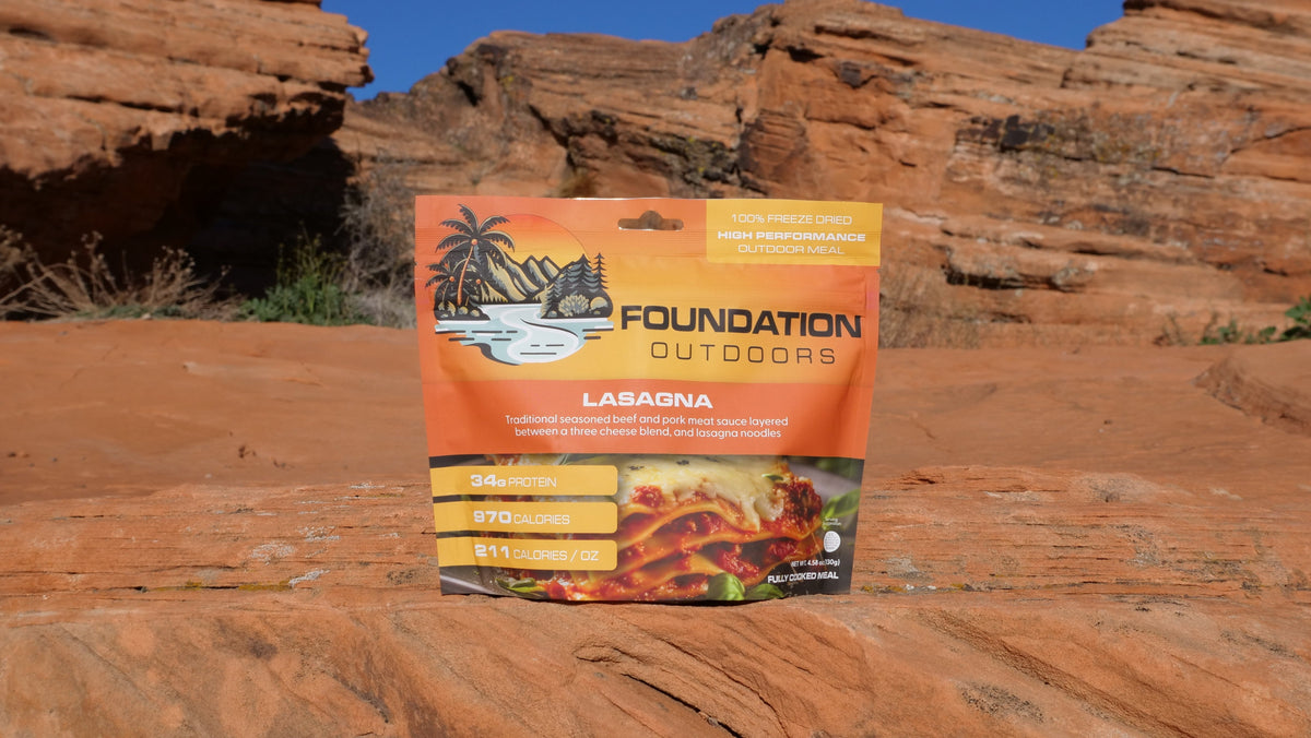 Foundation Outdoors Beef and Pork Freeze Dried Lasagna Meal