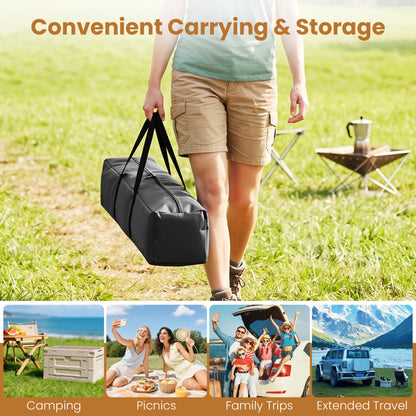6-Person Instant Cabin Tent | Blackout Rainfly | 3000mm+ Waterproof | UPF 50+ | Gray or Orange
