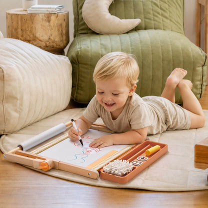 Tiny Land® Double-Sided Magnetic Tabletop Easel | Pink, Oatmeal or Green