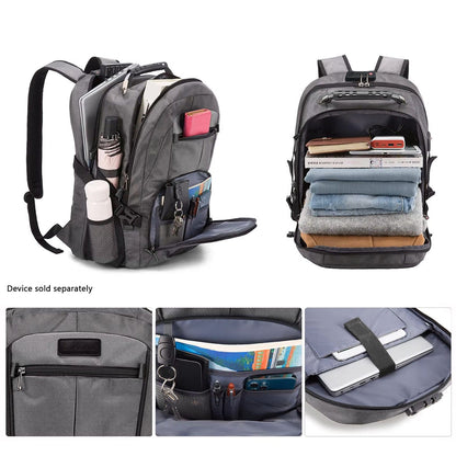 Sahara Anti-Theft Travel Laptop Backpack | USB Charging | Fits up to 17.3" | 4 Colors