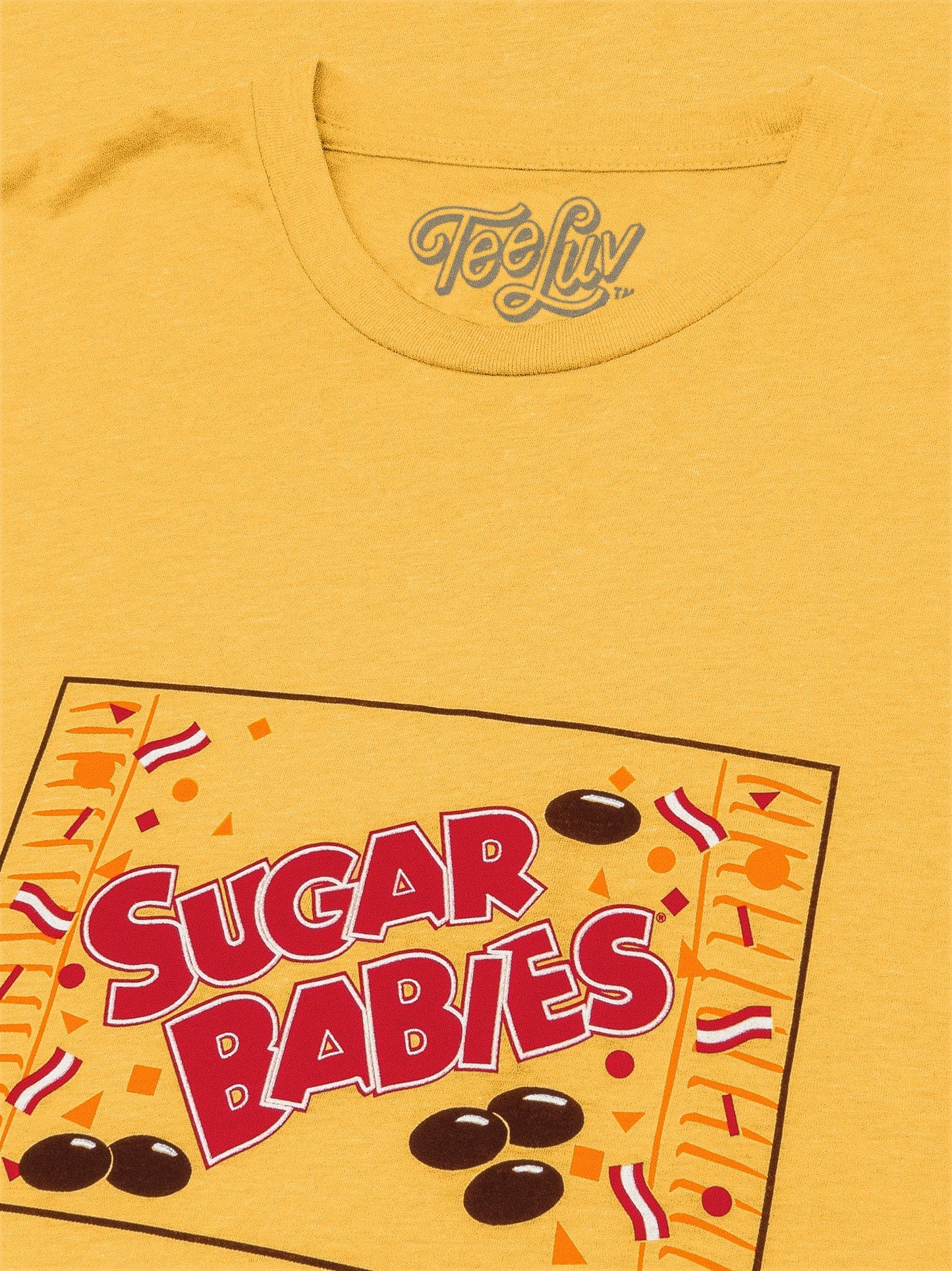 Sugar Babies Caramel Candy Logo T-Shirt – Banana Yellow