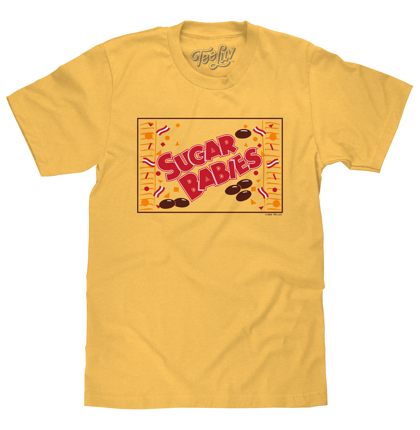 Sugar Babies Caramel Candy Logo T-Shirt – Banana Yellow