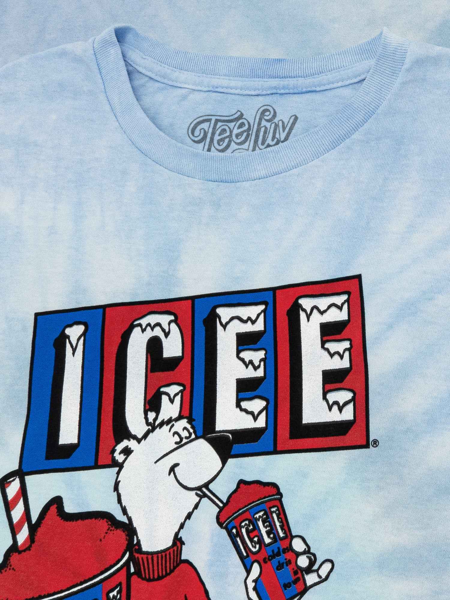 ICEE Polar Bear Logo T-Shirt – Blue & Purple Tie Dye