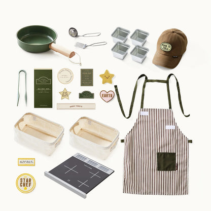 Tiny Land BistroSwitch 2-in-1 Play Kitchen & Bistro with 23 Accessories