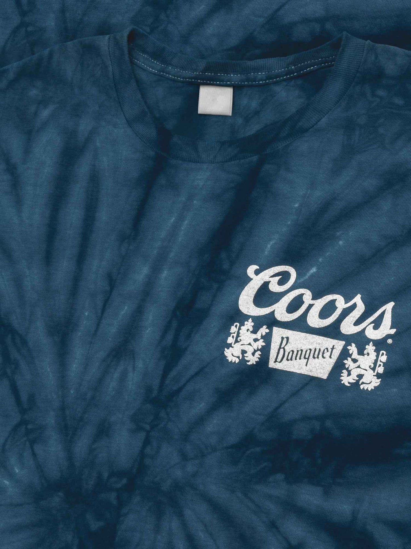 Coors Banquet Double-Sided Graphic T-Shirt – Navy Spider Tie Dye