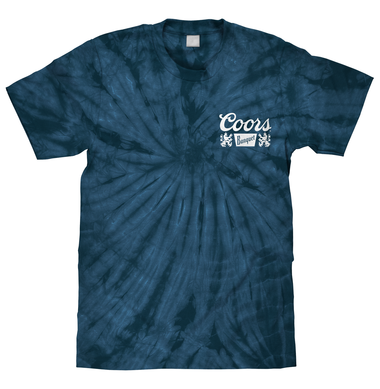 Coors Banquet Double-Sided Graphic T-Shirt – Navy Spider Tie Dye