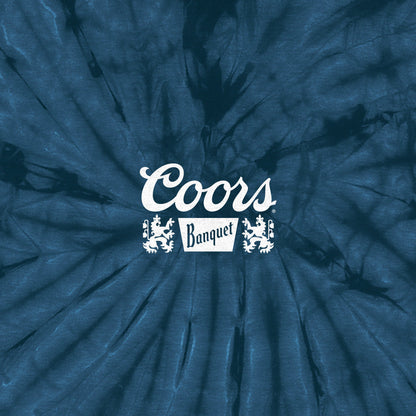 Coors Banquet Double-Sided Graphic T-Shirt – Navy Spider Tie Dye