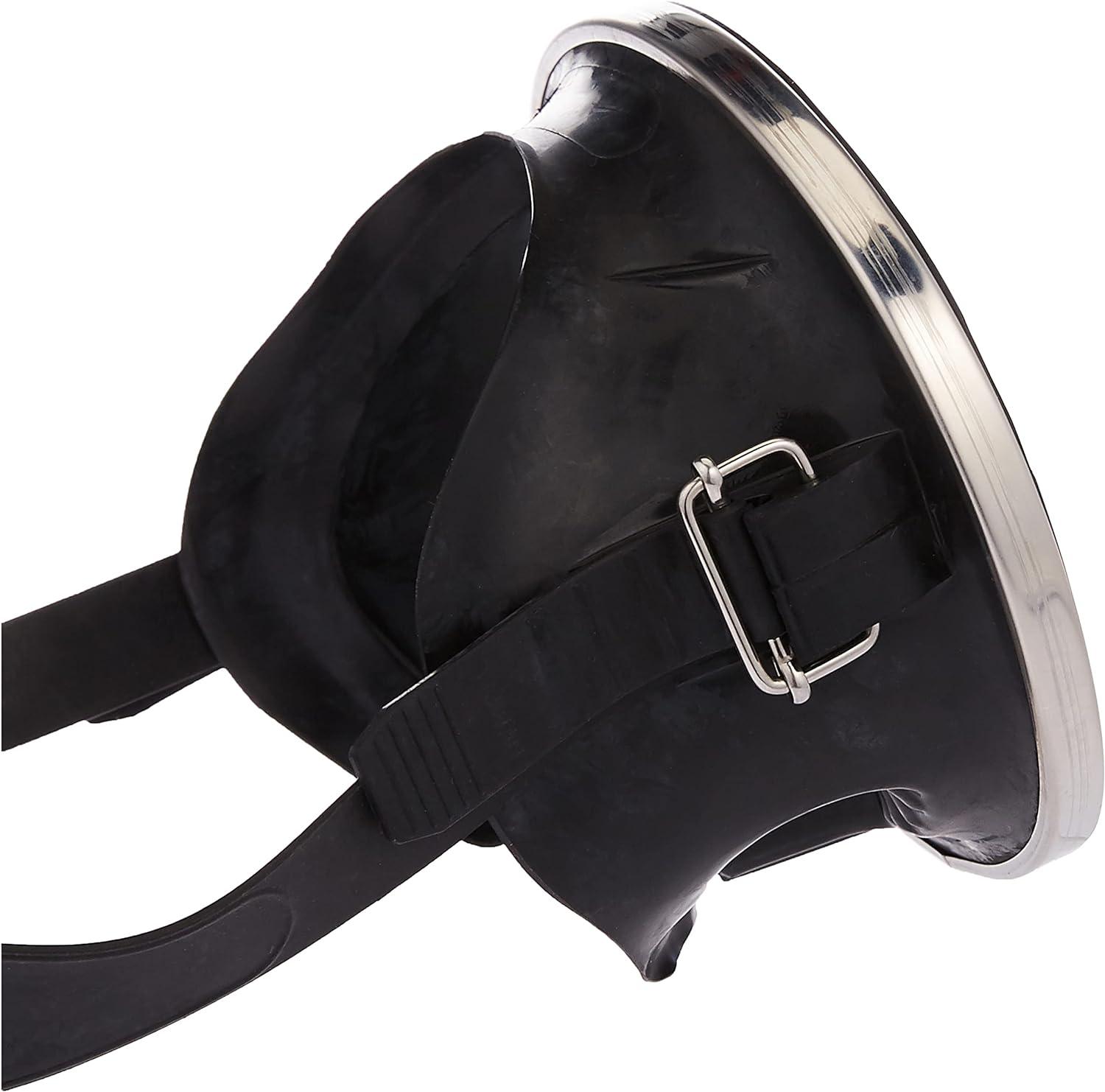 Spearfishing Free Dive Stainless Steel Oval Shape Classic Rubber Mask - Niksstuff