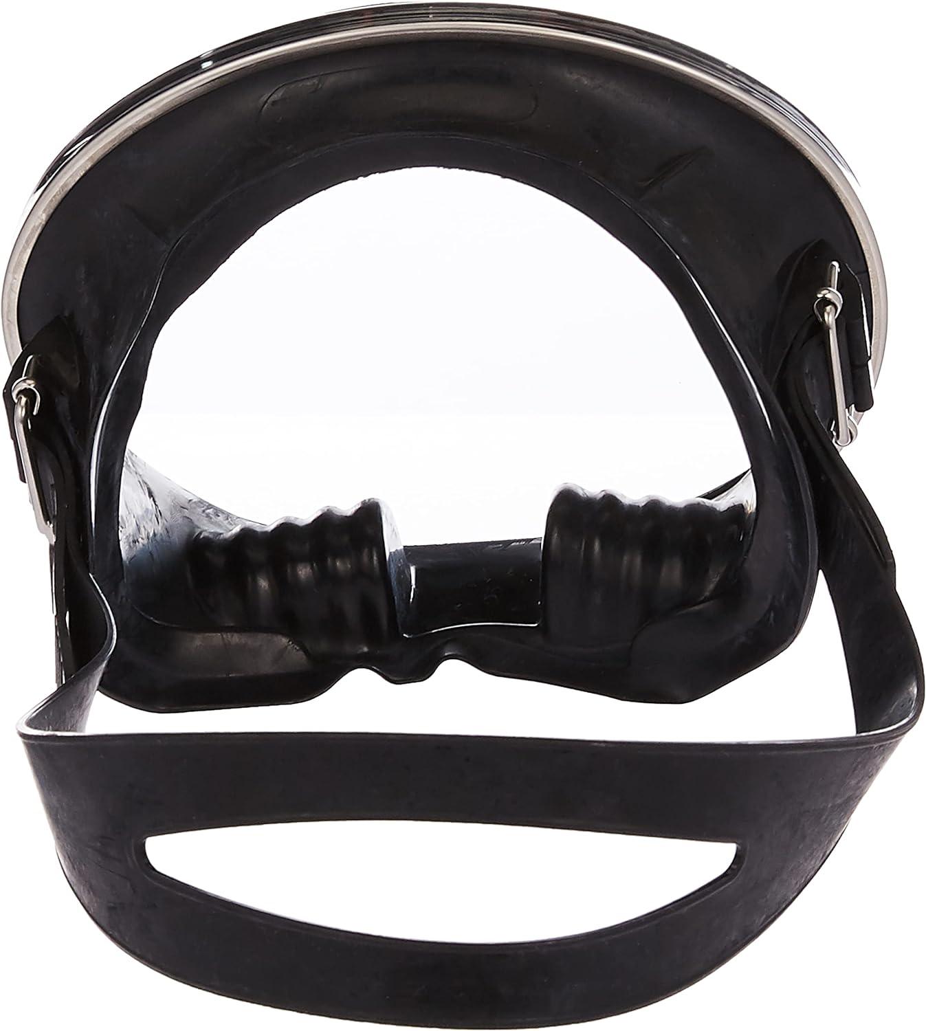 Spearfishing Free Dive Stainless Steel Oval Shape Classic Rubber Mask - Niksstuff