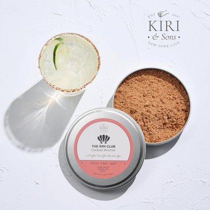 Kiri & Sons Chili Lime Margarita Salt Rimmer – Spicy Cocktail Rim Salt | 5oz Tin