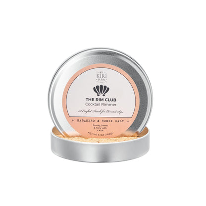 Kiri & Sons Habanero & Honey Margarita Salt Rimmer – Spicy-Sweet Cocktail Rim Salt | 5oz Tin