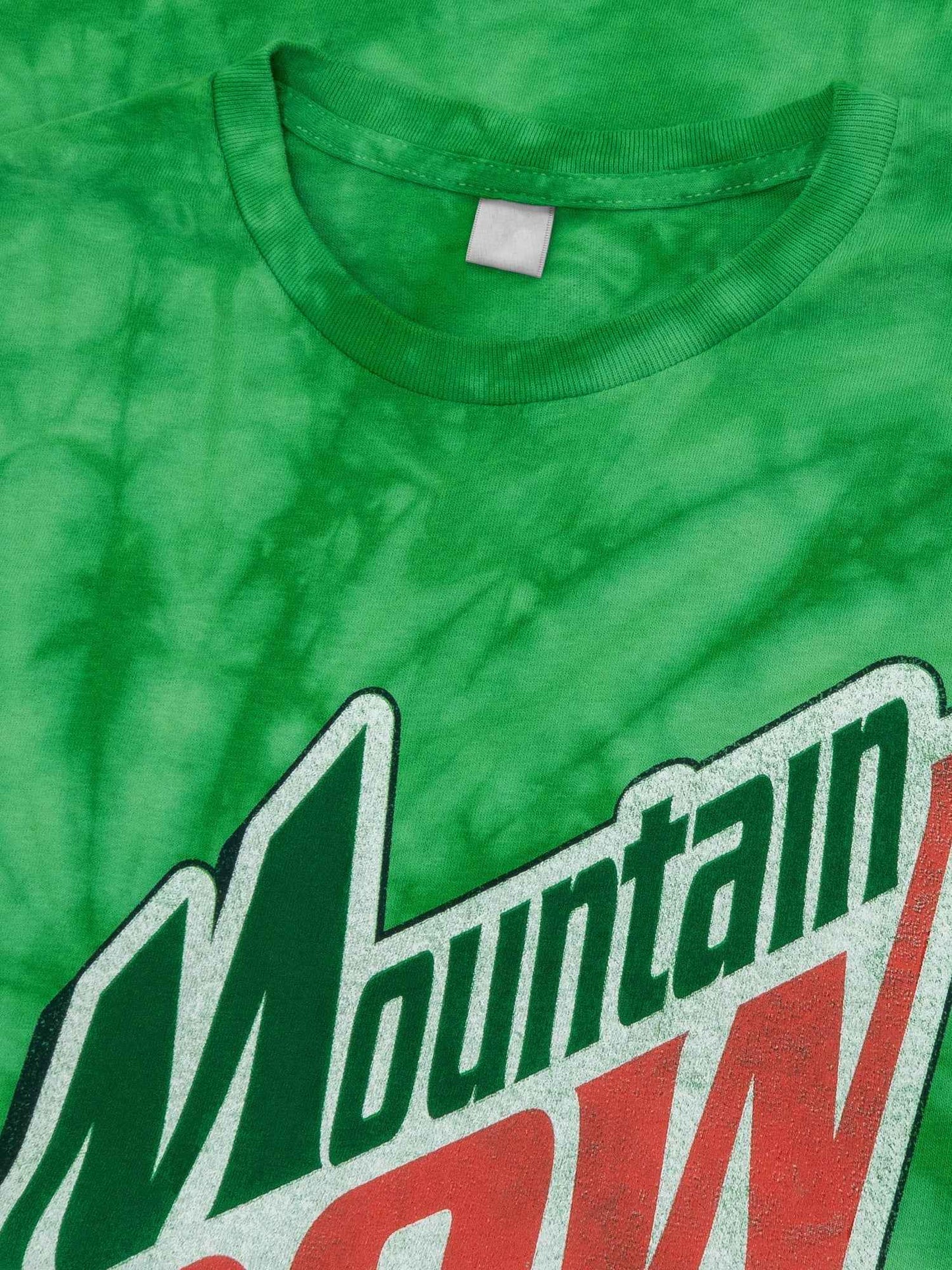 Mountain Dew Retro Logo T-Shirt – Kelly Green Spider Tie Dye
