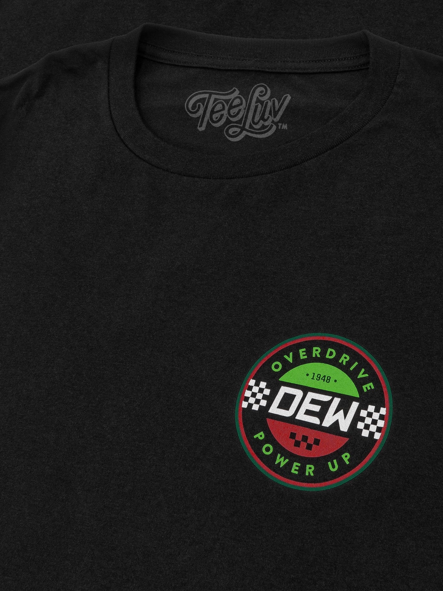 Mountain Dew 'Do The Dew' Racing Double-Sided T-Shirt – Black