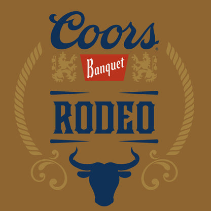 Coors Banquet Rodeo Bull Pullover Hoodie – Brown