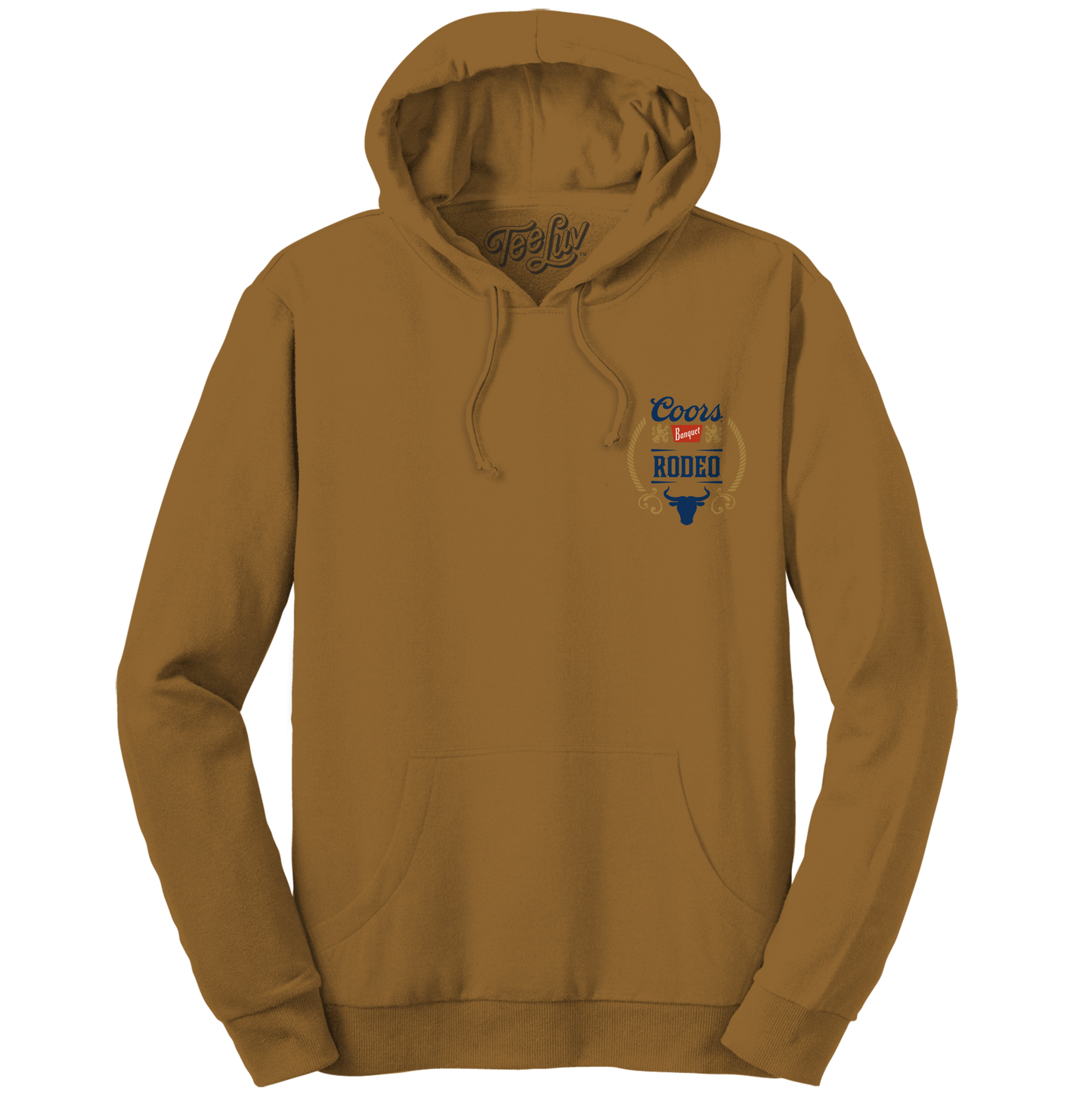 Coors Banquet Rodeo Bull Pullover Hoodie – Brown