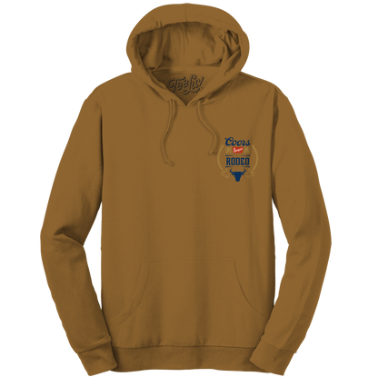 Coors Banquet Rodeo Bull Pullover Hoodie – Brown