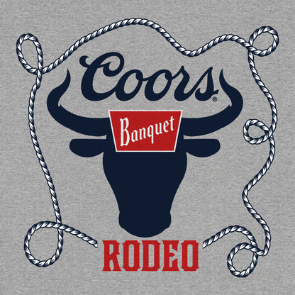 Coors Banquet Rodeo Bull Double-Sided T-Shirt – Athletic Heather